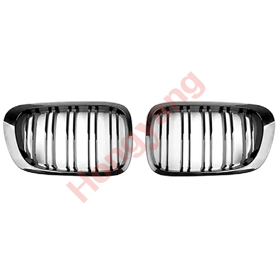 Vehicle Spare Parts Car Front Bumper Grille  Bodykit for BMW 3 Series E46 Upgrade to M3 1998-2001 2/4 Doors Grill