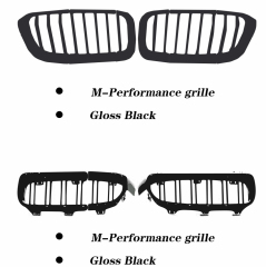 ABS Glossy Black Carbon Fiber Look MP M Performance Car Front Bumper Splitter Spoiler Lips for BMW F30