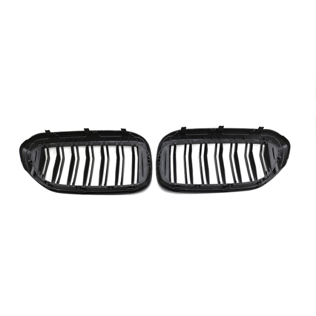 Car Parts Matte Black Dual Slat Design Front Bumper Mesh Radiator Grille Car Front Grille Fit for BMW G30 2017-2020,www.hongyangcorp.com,Car Parts Matte Black Dual Slat Design Front Bumper Mesh Radiator Grille Car Front Grille Fit for BMW G30 2017-2020