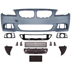 Auto Spare Parts Car Front Bumper Assy Bodykit for BMW 5Series F10 F18  Modified to M-Tech 2015-2017 With Fog Lamp