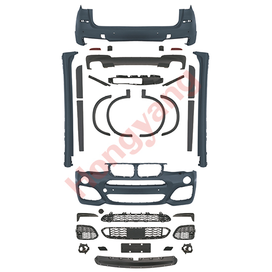 Car Auto Front Bumper Assy Grille Front Lip Bodykit for BMW X3 Series F25 2011-2013 Upgrade to M-Tech 2014-2017 Old to New,www.hongyangcorp.com,Car Auto Front Bumper Assy Grille Front Lip Bodykit for BMW X3 Series F25 2011-2013 Upgrade to M-Tech 2014-2017 Old to New