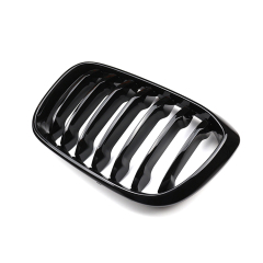 Auto Gloss Black Single Slat Front Bumper Mesh Radiator Cover Grille Car Front Grille Fit for BMW X3 X4 Series G01 G08 2017-IN