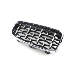 Car Exterior Accessories Upgrade Car Auto Front Bumper Grille for BMW 3 Series F30 F35 Diamond Chrome Style 2012-IN Modification