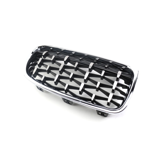 Car Exterior Accessories Upgrade Car Auto Front Bumper Grille for BMW 3 Series F30 F35 Diamond Chrome Style 2012-IN Modification