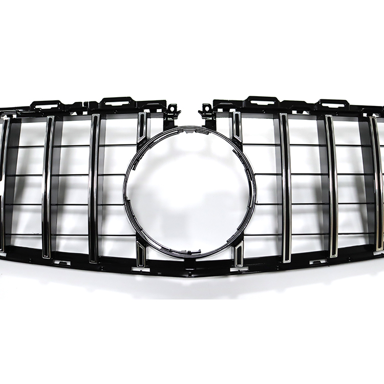 High Configuration Custom GT Style Silver Car Grille for Mercedes Benz C Class W205 C63 2015-IN 2020,www.hongyangcorp.com,High Configuration Custom GT Style Silver Car Grille for Mercedes Benz C Class W205 C63 2015-IN 2020