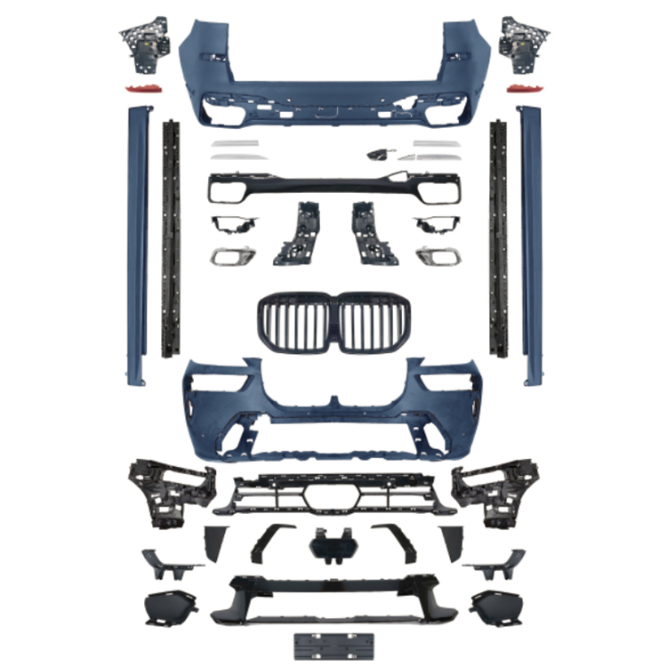 Car Auto Spare Parts Front Bumper Assy Grille Front Lip Spoiler Bodykit for BMW X7 Series G07 Modified to M-Tech 2023+,www.hongyangcorp.com,Car Auto Spare Parts Front Bumper Assy Grille Front Lip Spoiler Bodykit for BMW X7 Series G07 Modified to M-Tech 2023+