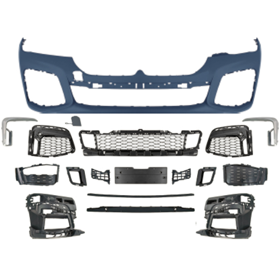 Car Auto Spare Parts Front Bumper Assy Grille Bodykit for BMW 7 Series G11 G12 Modified to M760 Sport 2019-2022