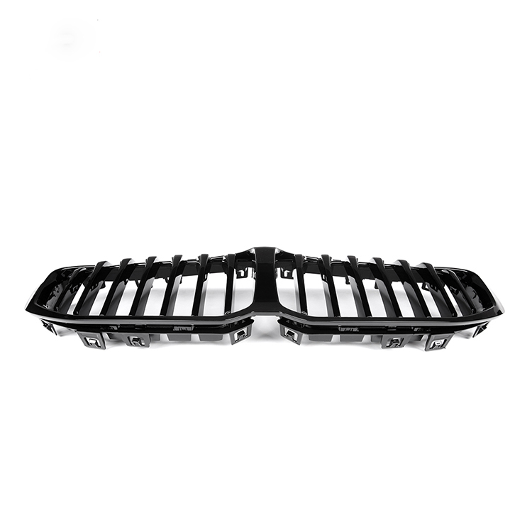 Hot Sale Auto Parts Gloss Black Single Slat Front Bumper Mesh Grille Car Front Grille Fit for BMW F40 Hatchback 2020