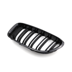 Wholesale Car Parts Double Slat Carbon Look/M Color Front Bumper Mesh Grille Car Grille for BMW 6  Series  F12/F06 2012-2016
