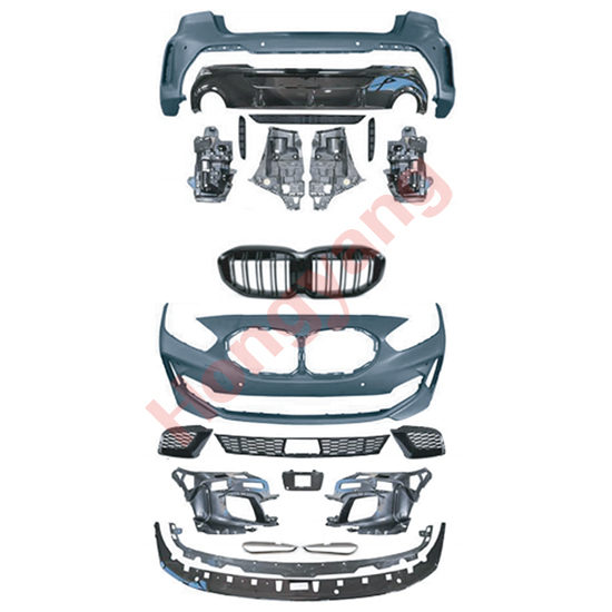 Vehicle Spare Parts Car Rear Diffuser Grille Bodykit Front Bumper for BMW 1 Series F40 Modified to M-Tech 2019-2023