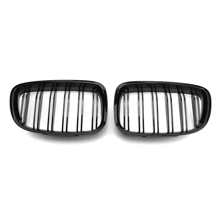 Gloss Black Double Slat Repair Front Bumper Mesh Radiator Guard Grille Car Front Grille Fit for BMW 5 Series F07 GT 2009-2016,www.hongyangcorp.com,Gloss Black Double Slat Repair Front Bumper Mesh Radiator Guard Grille Car Front Grille Fit for BMW 5 Series F07 GT 2009-2016
