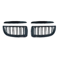 Double Single Slat Diamond Gloss Matte Black Silver Carbon Look Chrome Auto Grille Grill for BMW 3 Series F30/F35 2012-IN 2022