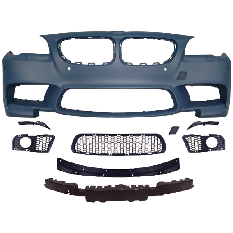 Auto Spare Parts Car Front Bumper Assy Bodykit for BMW 5Series F10 F18  Modified to M5 2011-2017 With Fog Lamp Hole Style
