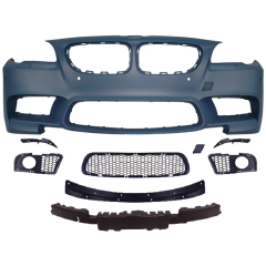 Auto Spare Parts Car Front Bumper Assy Bodykit for BMW 5Series F10 F18  Modified to M5 2011-2017 With Fog Lamp Hole Style