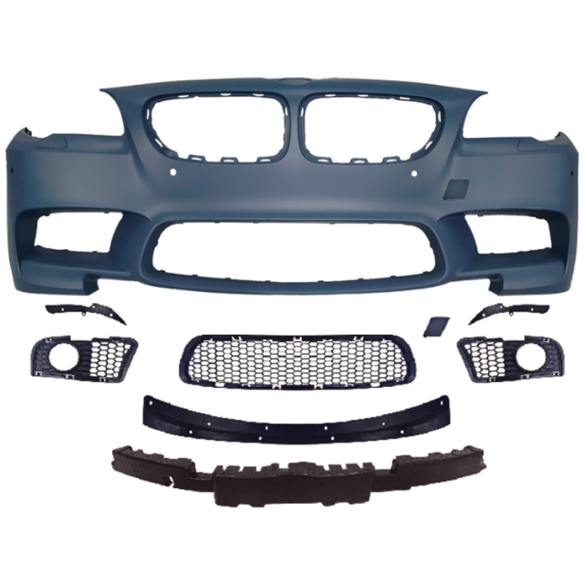 Auto Spare Parts Car Front Bumper Assy Bodykit for BMW 5Series F10 F18  Modified to M5 2011-2017 With Fog Lamp Hole Style