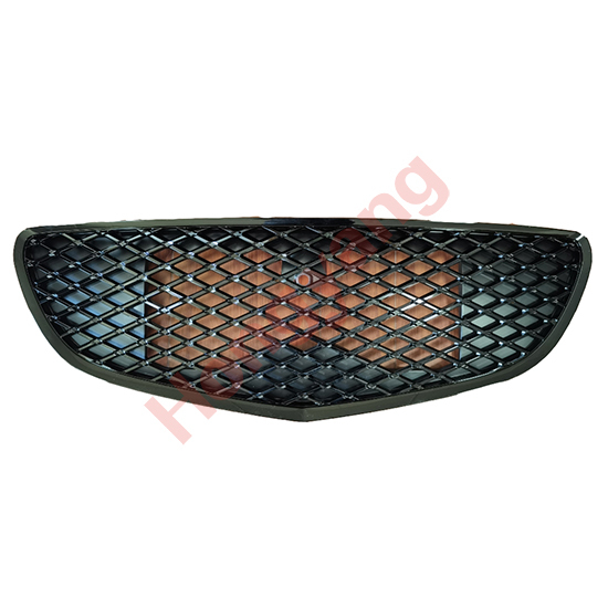 AUTO Front Grille Mesh Bumper Grill Replacement for Genesis 2022-2023 Grille Black with Hole for GV70  Black 86350-AR710