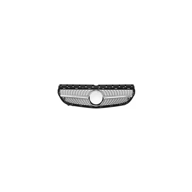 Auto Diamond Style Silver Inserts Front Bumper Mesh Grille Car Front Grille for Mercedes BENZ Class B W246 2015-2019,www.hongyangcorp.com,Auto Diamond Style Silver Inserts Front Bumper Mesh Grille Car Front Grille for Mercedes BENZ Class B W246 2015-2019