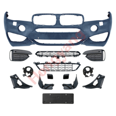 Auto Spare Parts Front Bumper Front Lip Spoiler Bodykit for BMW X6 Series F16 Modified to M-Tech 2014-2018,www.hongyangcorp.com,Auto Spare Parts Front Bumper Front Lip Spoiler Bodykit for BMW X6 Series F16 Modified to M-Tech 2014-2018