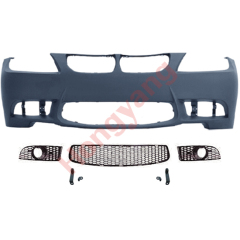Car Modified Body Kit Front Bumper Assy Grille  for BMW 3Series E90 Modified to M3 2009-2012 With Fog Lamp Hole Style