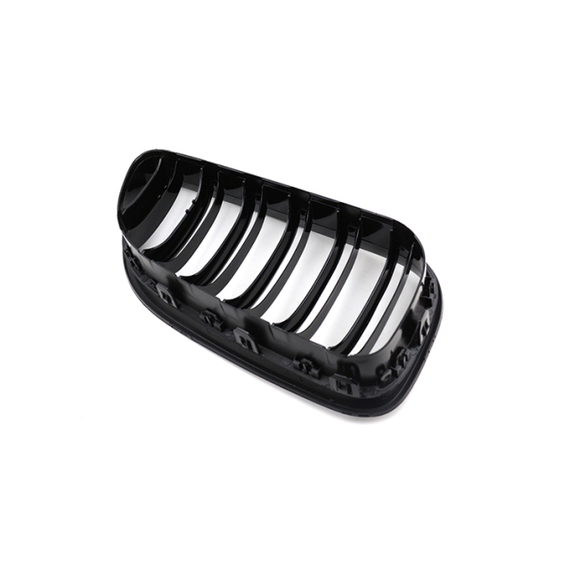 Double Slat Gloss Black OEM Aftermarket Front Bumper Radiator Grille Car Front Grille for BMW 6 Series F12 F06 2012-2016