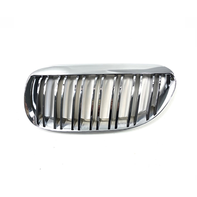 Car Exterior Accessories Auto Front Bumper Grille for BMW 6 Series E63 2006-2010 Double Slat Modification Easy Installation