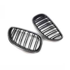 Auto Parts Carbon Look Dual Slat Front Bumper Mesh Radiator Grille Car Front Grille Fit for BMW 5Series E60 2003-2010,www.hongyangcorp.com,Auto Parts Carbon Look Dual Slat Front Bumper Mesh Radiator Grille Car Front Grille Fit for BMW 5Series E60 2003-2010