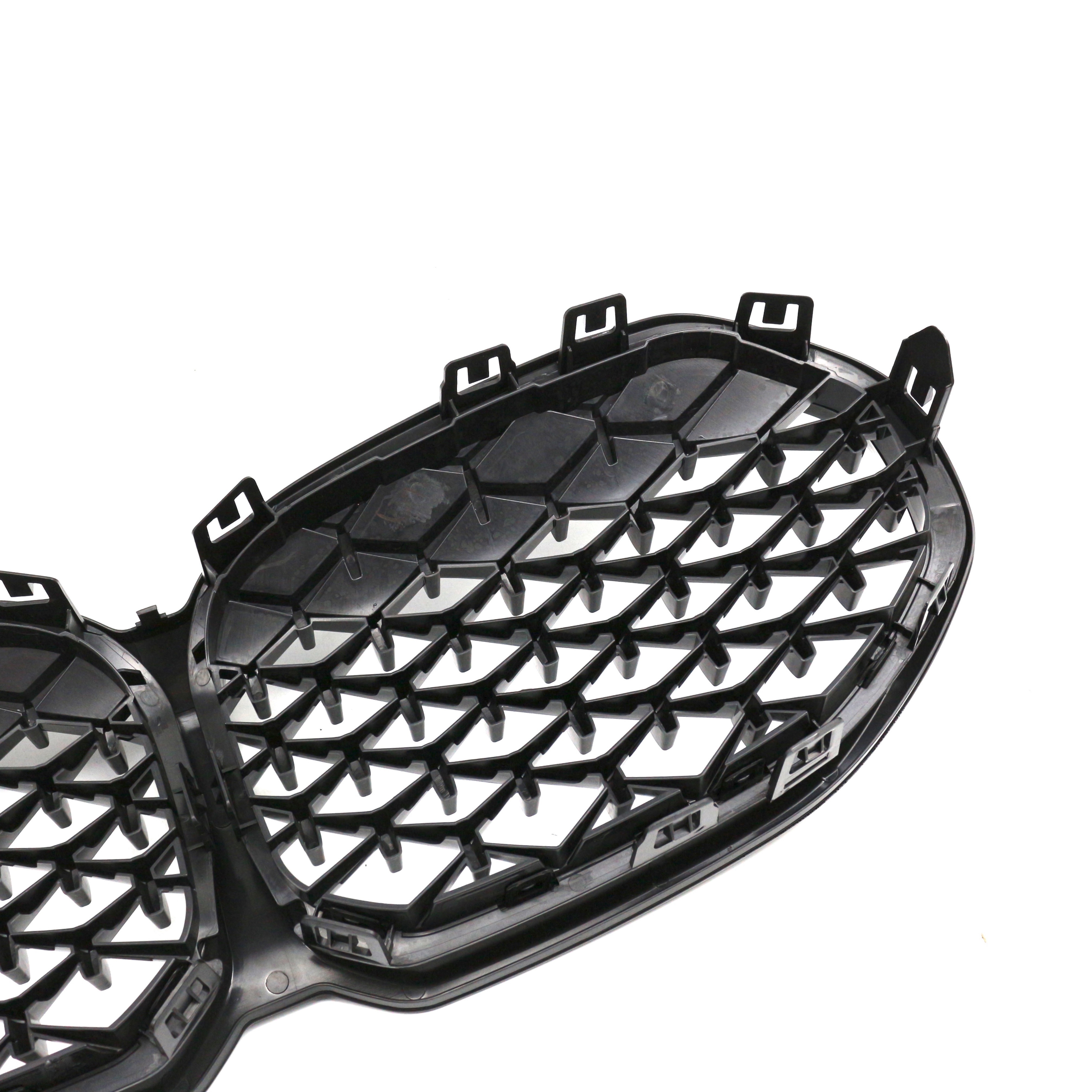 Facelift Kit New Model Auto Front Bumper Grille for BMW 1 Series F40 Hatchback Diamond All Black Modification Replacement 2019