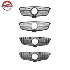 Car Accessories Car Grille for Mercedes Benz GLE W166 2016-2019 Diamond GTR Black Silver,www.hongyangcorp.com,Car Accessories Car Grille for Mercedes Benz GLE W166 2016-2019 Diamond GTR Black Silver