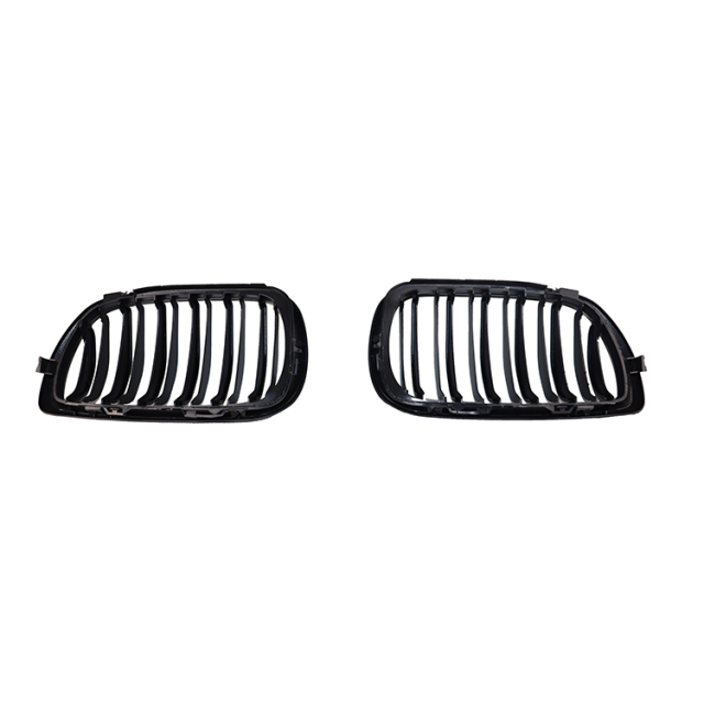Hot Selling Vintage Car Spare Parts Dual Slat Style Matte Black Car Grill for BMW E46 2002-2005,www.hongyangcorp.com,Hot Selling Vintage Car Spare Parts Dual Slat Style Matte Black Car Grill for BMW E46 2002-2005