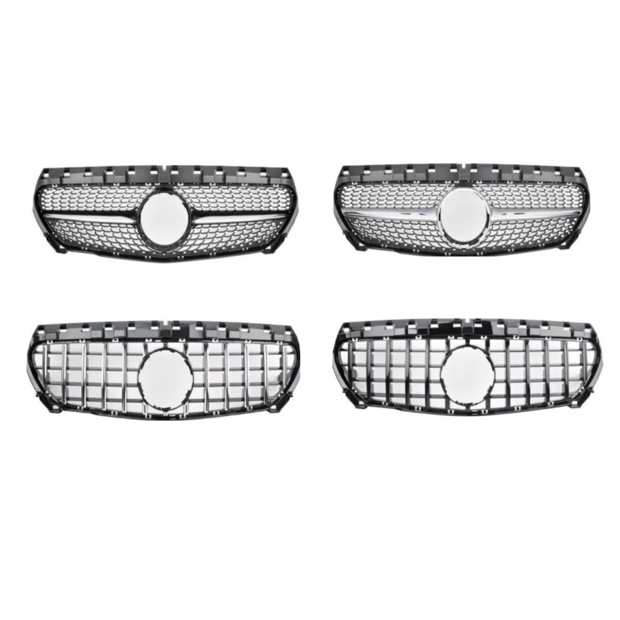 Auto Parts Car Body Kits Bumper Grille GTR/AMG/Diamond for Mercedes Benz Class CLA W117 W118 CLS C257 W218 W219,www.hongyangcorp.com,Auto Parts Car Body Kits Bumper Grille GTR/AMG/Diamond for Mercedes Benz Class CLA W117 W118 CLS C257 W218 W219