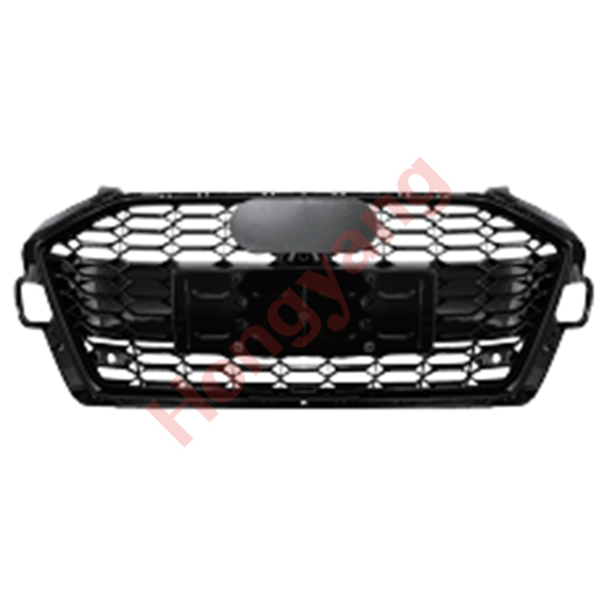 Car Auto Spare Parts Bodykit Grille for Audi A4 Upgrade to RS4 Black 2021 2022 2023 2024,www.hongyangcorp.com,Car Auto Spare Parts Bodykit Grille for Audi A4 Upgrade to RS4 Black 2021 2022 2023 2024
