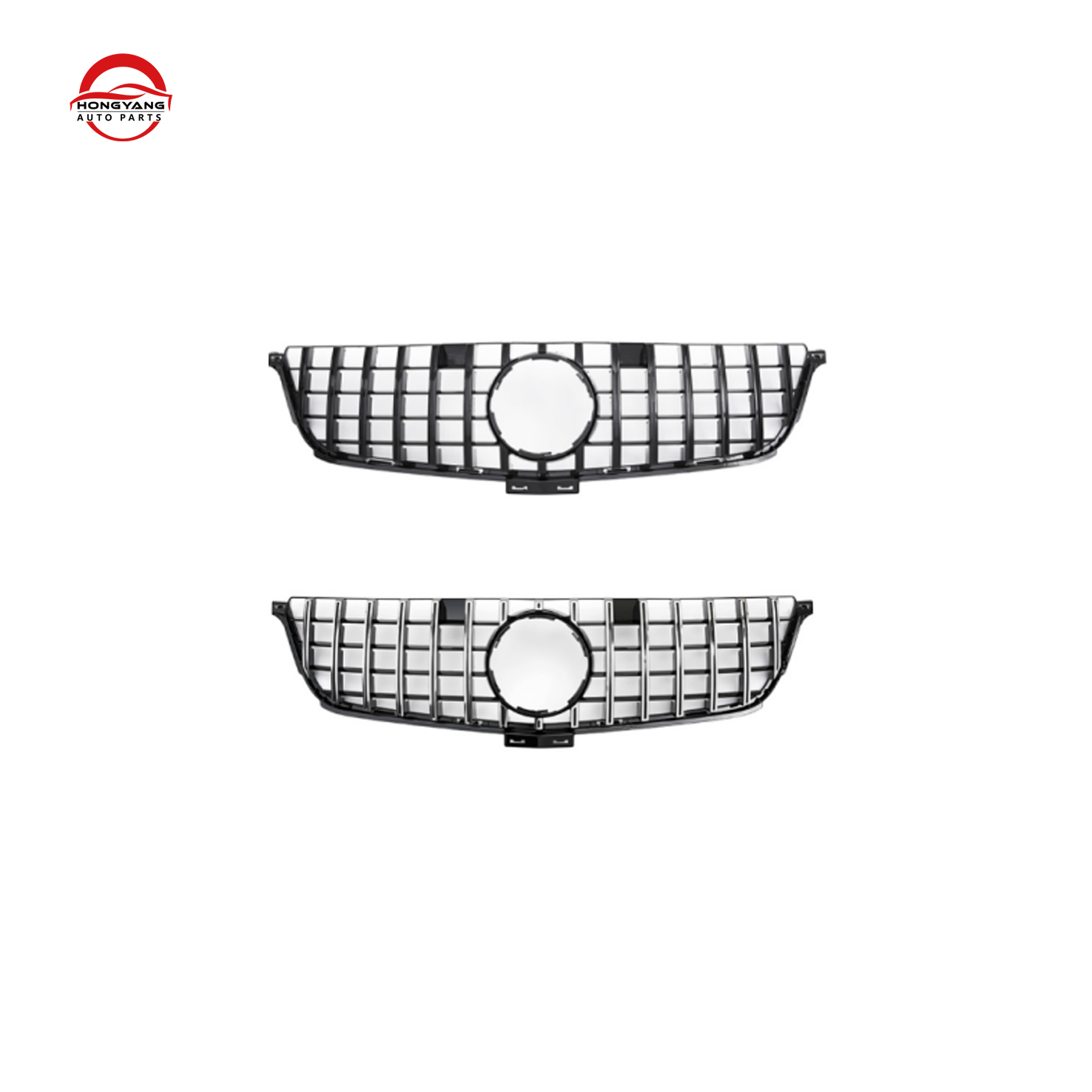 Front Bumper GTR Style Black/Silver for Mercedes Benz ML Class W166 2013-2015 Grille Auto Parts Car Bumper ABS Material,www.hongyangcorp.com,Front Bumper GTR Style Black/Silver for Mercedes Benz ML Class W166 2013-2015 Grille Auto Parts Car Bumper ABS Material