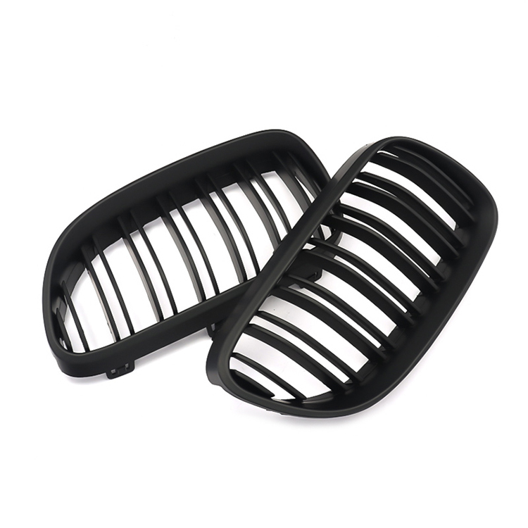 Facelift Kit Auto Parts Auto Front Bumper Grille for BMW 3 Series Matte Black Double Slat E92 E93 2010-2013 Replacement