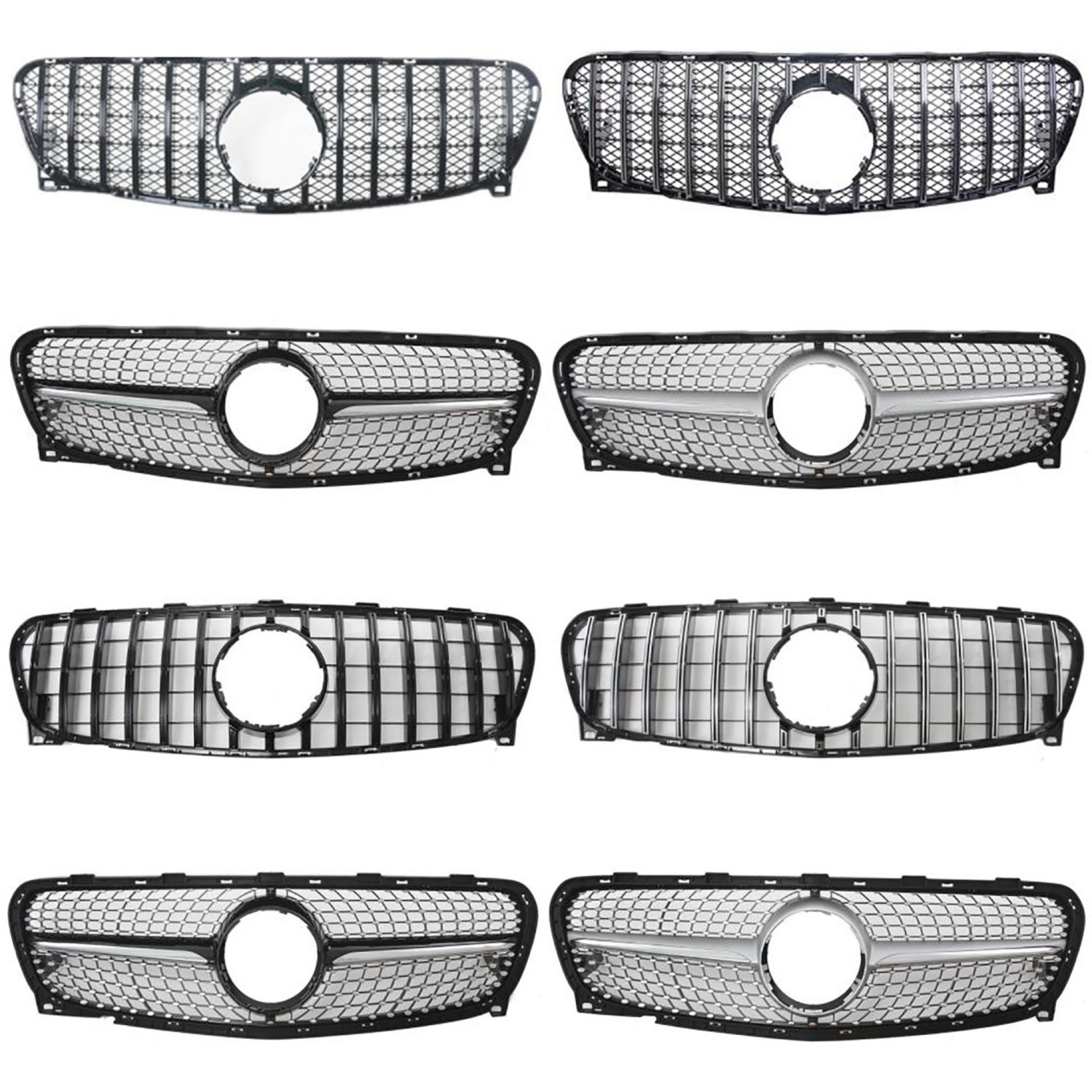 Facelift Kit GTR/Diamond Bumper Grille for Mercedes Benz Class G W463 GLA X156 H247 GLB W247,www.hongyangcorp.com,Facelift Kit GTR/Diamond Bumper Grille for Mercedes Benz Class G W463 GLA X156 H247 GLB W247