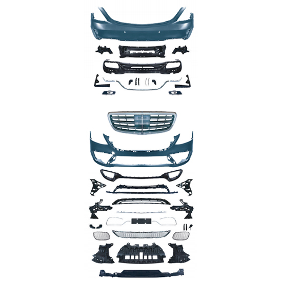 Auto Parts Car Front Bumper Grille Body Kits Rear Bumper for Mercedes Benz Class S W222 Upgrade to S65 2018-2020,www.hongyangcorp.com,Auto Parts Car Front Bumper Grille Body Kits Rear Bumper for Mercedes Benz Class S W222 Upgrade to S65 2018-2020