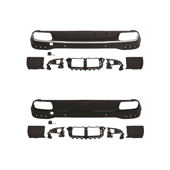 Auto Parts Car Body Kits Rear Bumper Rear Diffuser for Mercedes Benz Class GLS X167 Upgrade to AMG63 2020-2024 Silver/Black,www.hongyangcorp.com,Auto Parts Car Body Kits Rear Bumper Rear Diffuser for Mercedes Benz Class GLS X167 Upgrade to AMG63 2020-2024 Silver/Black