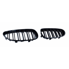 Auto Parts Gloss Black Dual Slat OEM Universal Front Bumper Mesh Grille Car Front Grille Fit for BMW Series 5 E60 2003-2010,www.hongyangcorp.com,Auto Parts Gloss Black Dual Slat OEM Universal Front Bumper Mesh Grille Car Front Grille Fit for BMW Series 5 E60 2003-2010