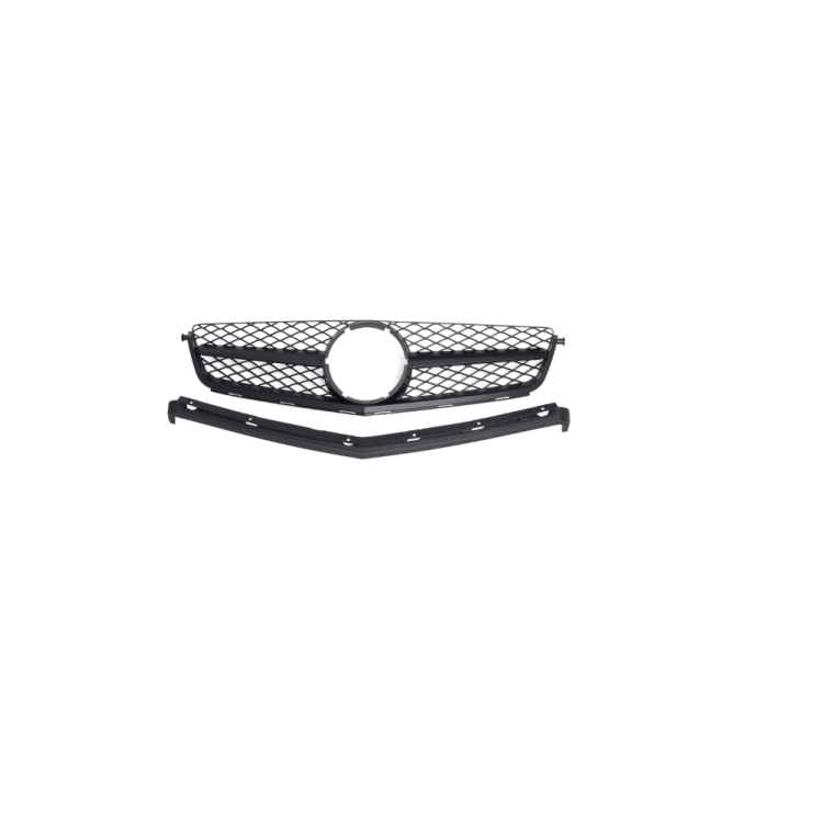 Auto Parts Car Front Bumper Grille for Mercedes Benz C W204 C63 2008-2011 AMG Matte Black,www.hongyangcorp.com,Auto Parts Car Front Bumper Grille for Mercedes Benz C W204 C63 2008-2011 AMG Matte Black
