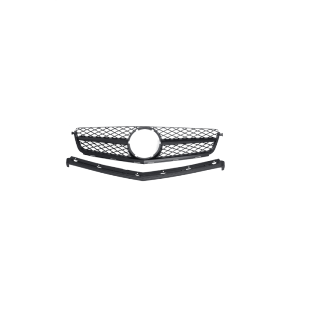 Auto Parts Car Front Bumper Grille for Mercedes Benz C W204 C63 2008-2011 AMG Matte Black,www.hongyangcorp.com,Auto Parts Car Front Bumper Grille for Mercedes Benz C W204 C63 2008-2011 AMG Matte Black