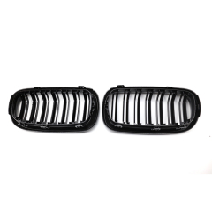 Chinese Double Slat Carbon Look Front Bumper Mesh Guard Grille Car Front Grille for BMW X5 X6 Series F15 2015-2018,www.hongyangcorp.com,Chinese Double Slat Carbon Look Front Bumper Mesh Guard Grille Car Front Grille for BMW X5 X6 Series F15 2015-2018