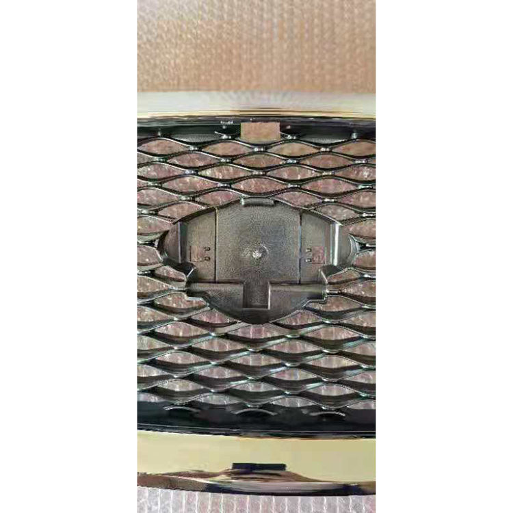 Car Parts With Camera Hole Gray Inside Chromed Frame Car Front Bumpers Grill Grille for INFINITI Q50 2014-2017 5030401003