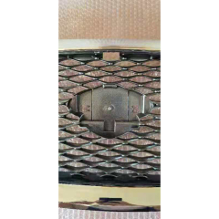 Car Parts With Camera Hole Gray Inside Chromed Frame Car Front Bumpers Grill Grille for INFINITI Q50 2014-2017 5030401003