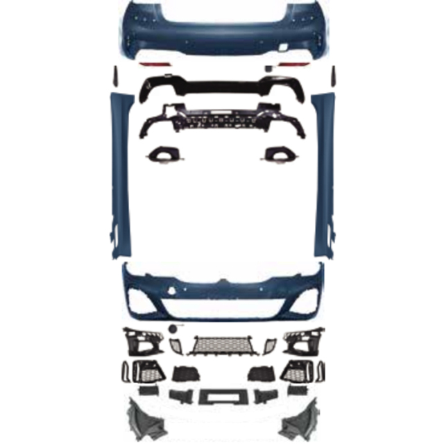 Auto Spare Parts Car Front Bumper Grille Front Lip Bodykit for BMW 3 Series G20 G28 Modified to M-Tech 2019-2022 340D Bodykit
