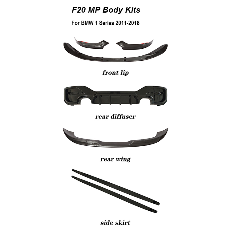 Car Parts From China MP Front Lip Rear Diffuser Side Skirt Rear Wing Bodykit Body Kit for BMW 1 Series F20 F21 2011-2018,www.hongyangcorp.com,Car Parts From China MP Front Lip Rear Diffuser Side Skirt Rear Wing Bodykit Body Kit for BMW 1 Series F20 F21 2011-2018