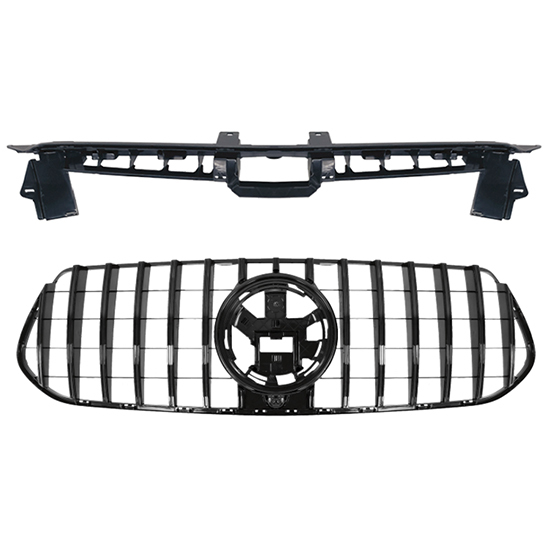 Car Body Kits Front Bumper Grille for Mercedes Benz Class GLE W167/C167 2020-2024 Upgrade to GT-R 2024+ Grille Black 2020-2024,www.hongyangcorp.com,Car Body Kits Front Bumper Grille for Mercedes Benz Class GLE W167/C167 2020-2024 Upgrade to GT-R 2024+ Grille Black 2020-2024