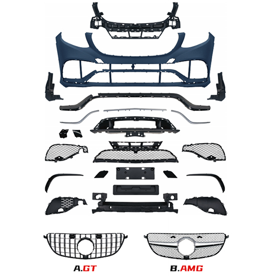 Car Front Bumper Grille Exhaust Pipe Body Kits for Mercedes Benz Class GLE Coupe C292 Upgrade to Coupe63 2016-2019 for Sport Car,www.hongyangcorp.com,Car Front Bumper Grille Exhaust Pipe Body Kits for Mercedes Benz Class GLE Coupe C292 Upgrade to Coupe63 2016-2019 for Sport Car