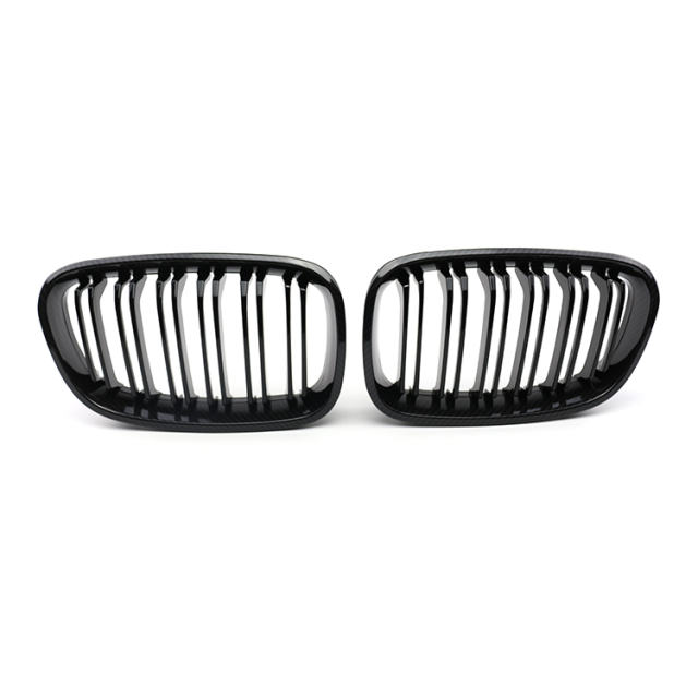 Auto Parts Repair Carbon Look Dual Slat Front Bumper Mesh Grille Car Front Grille Fit for BMW Series 1 F20 2012-2014,www.hongyangcorp.com,Auto Parts Repair Carbon Look Dual Slat Front Bumper Mesh Grille Car Front Grille Fit for BMW Series 1 F20 2012-2014