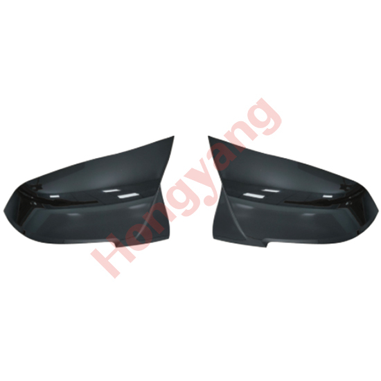 Auto Parts Car Front Bumper Mirror Cover for BMW 4 Series F32 F33 F36 Upgrade to M4 2014-2019 A.Gloss Black/B.Carbon Look