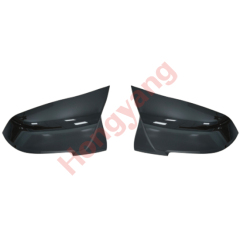 Auto Parts Car Front Bumper Mirror Cover for BMW 4 Series F32 F33 F36 Upgrade to M4 2014-2019 A.Gloss Black/B.Carbon Look