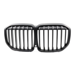 Automotive Gloss Black Single Slat Front Bumper Mesh Guard Grille Car Front Grille for BMW Series X7 G07 2019,www.hongyangcorp.com,Automotive Gloss Black Single Slat Front Bumper Mesh Guard Grille Car Front Grille for BMW Series X7 G07 2019